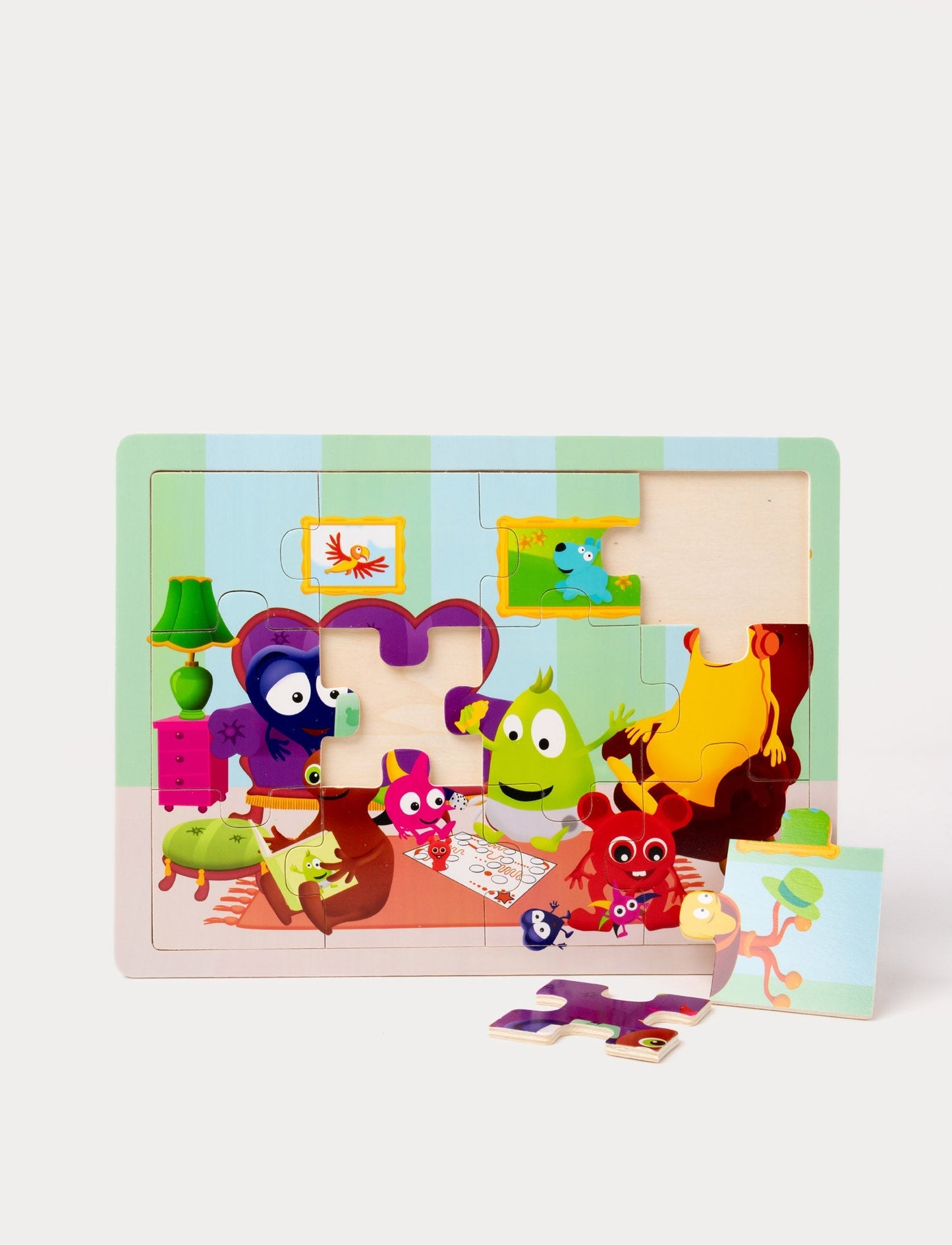 Babblarna, Puzzle, Living Room, 12 Pieces