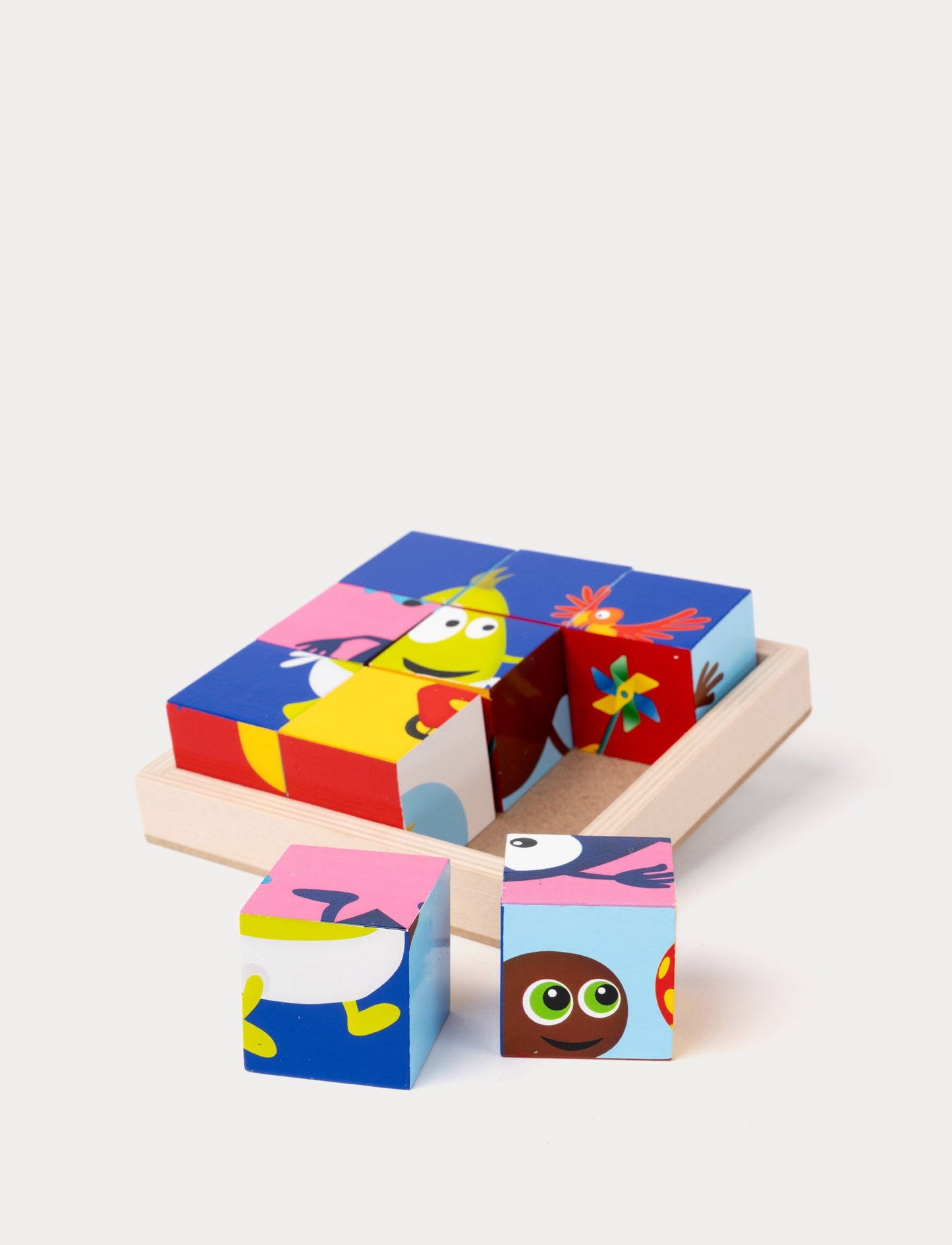 Babblarna, Block Puzzle, 9 Pieces