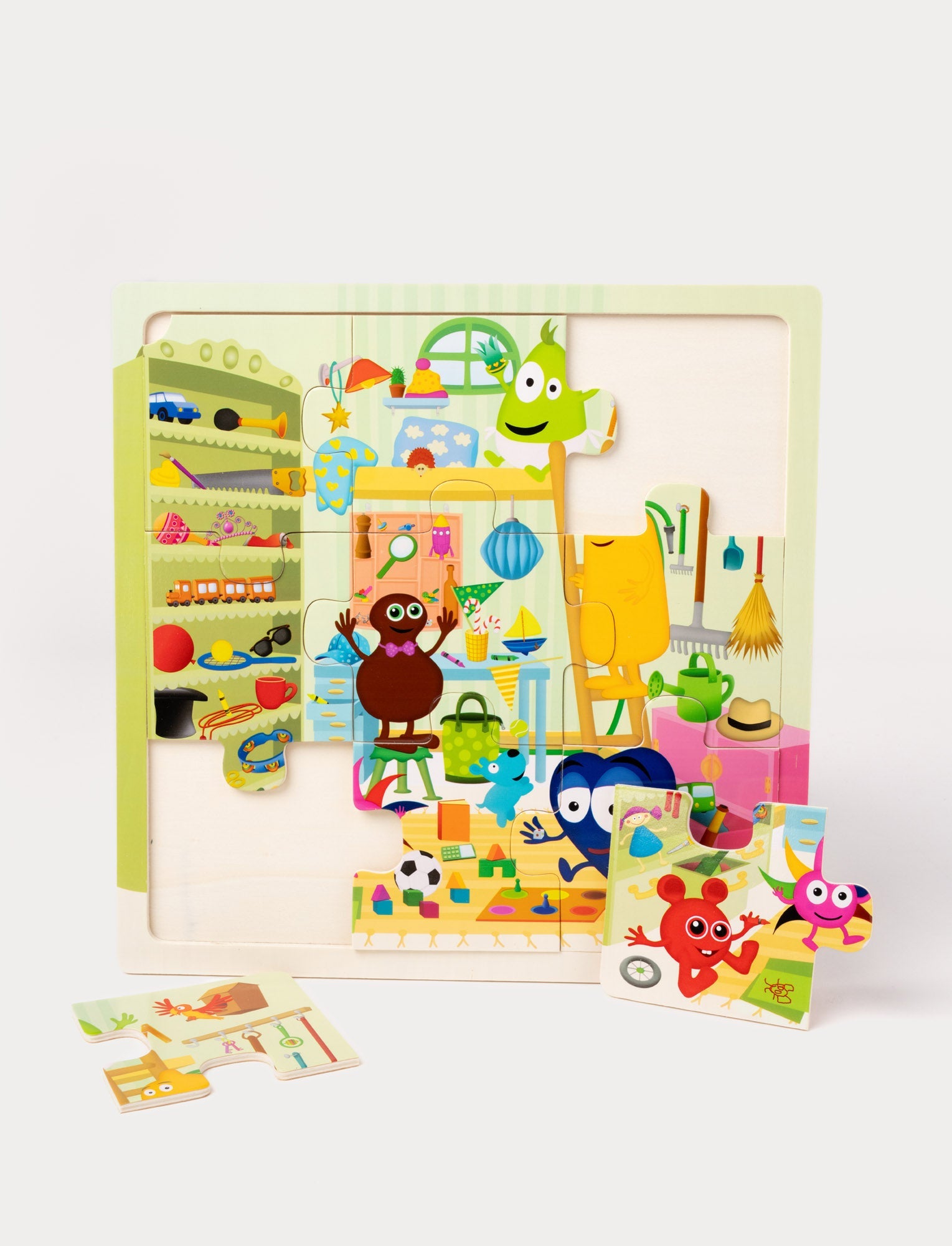  Image of Babblarna, Puzzle, In Babblarnas Shop, 9 Pieces
