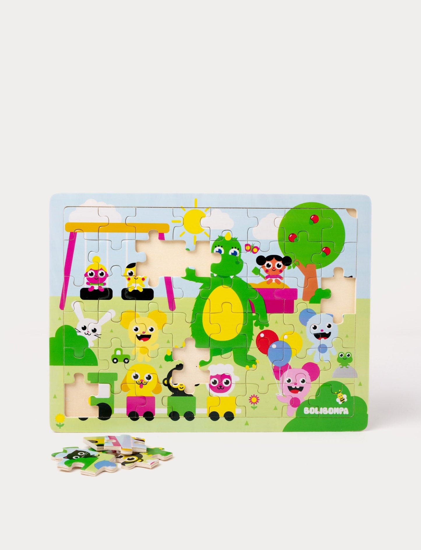 Bolibompa, Puzzle, Dragon in the Park, 48 Pieces