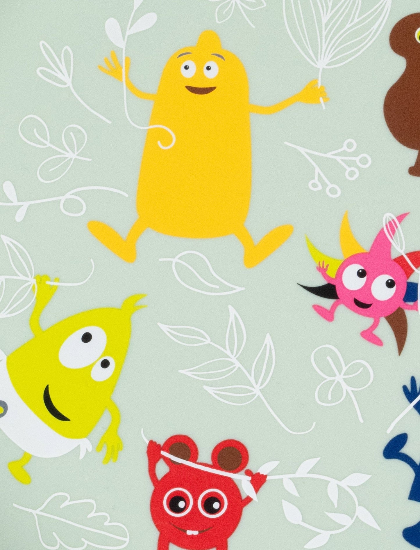 Babblarna, Silikontallrik, I naturen