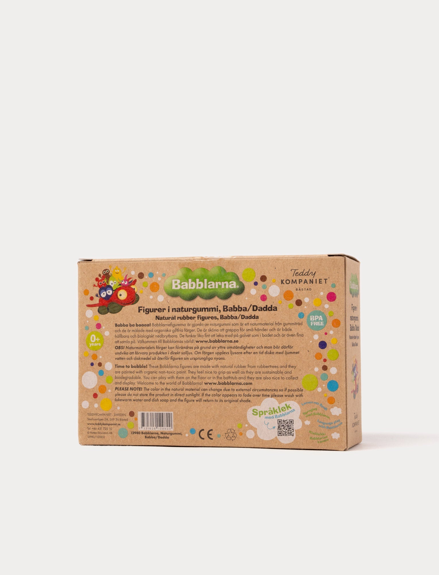  Image of Babblarna, Natural Rubber Figures, Babba/Dadda