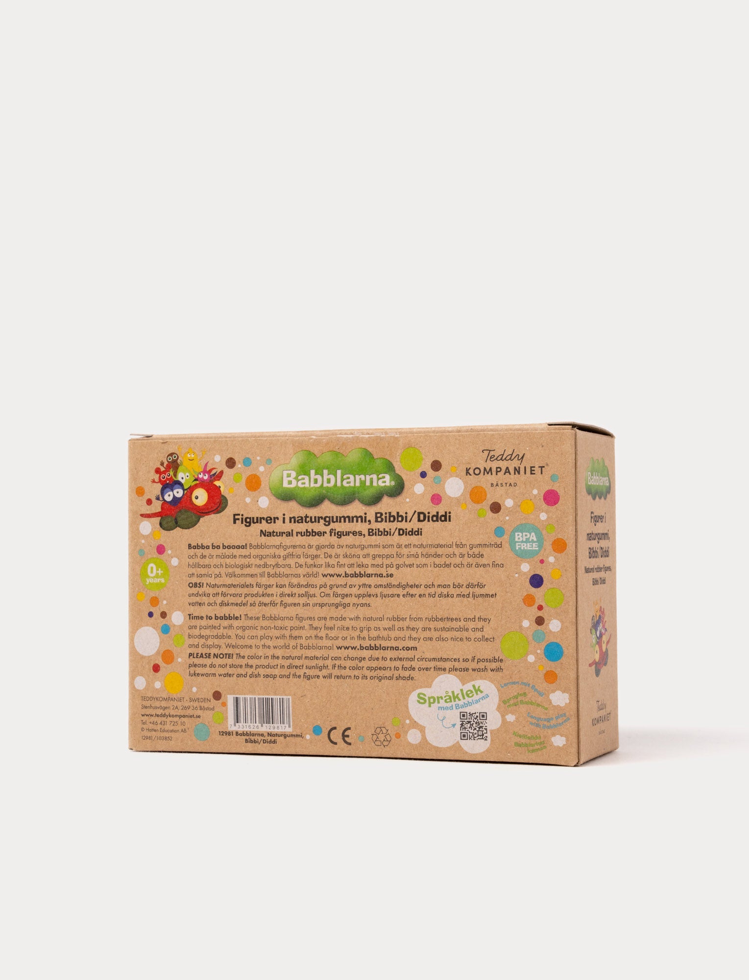  Image of Babblarna, Figurer i naturgummi, Bibbi/Diddi