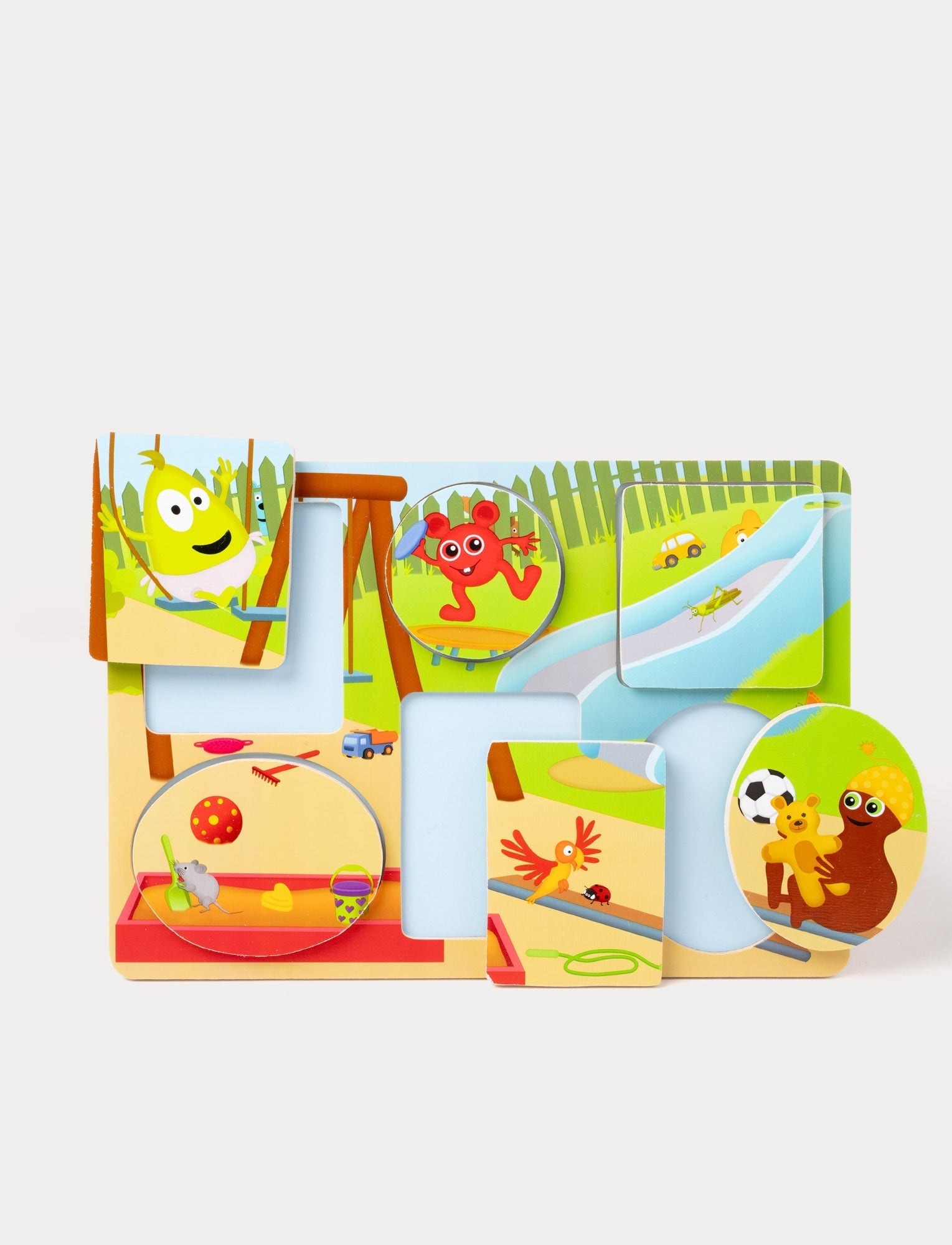  Image of Babblarna, Titt-ut-pussel, Lekpark, 6 figurer