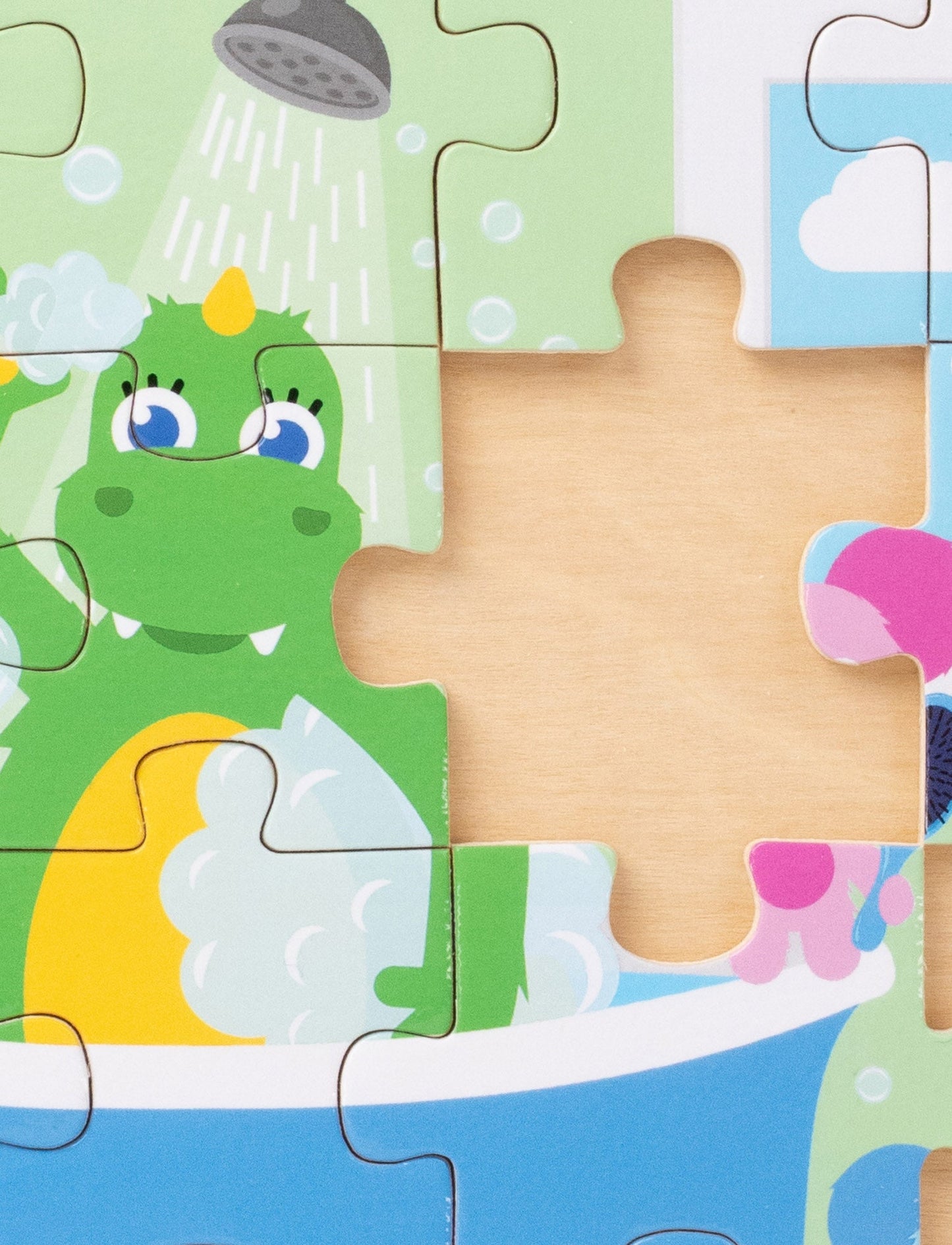 Bolibompa, Draken i badrummet, 24 bitar