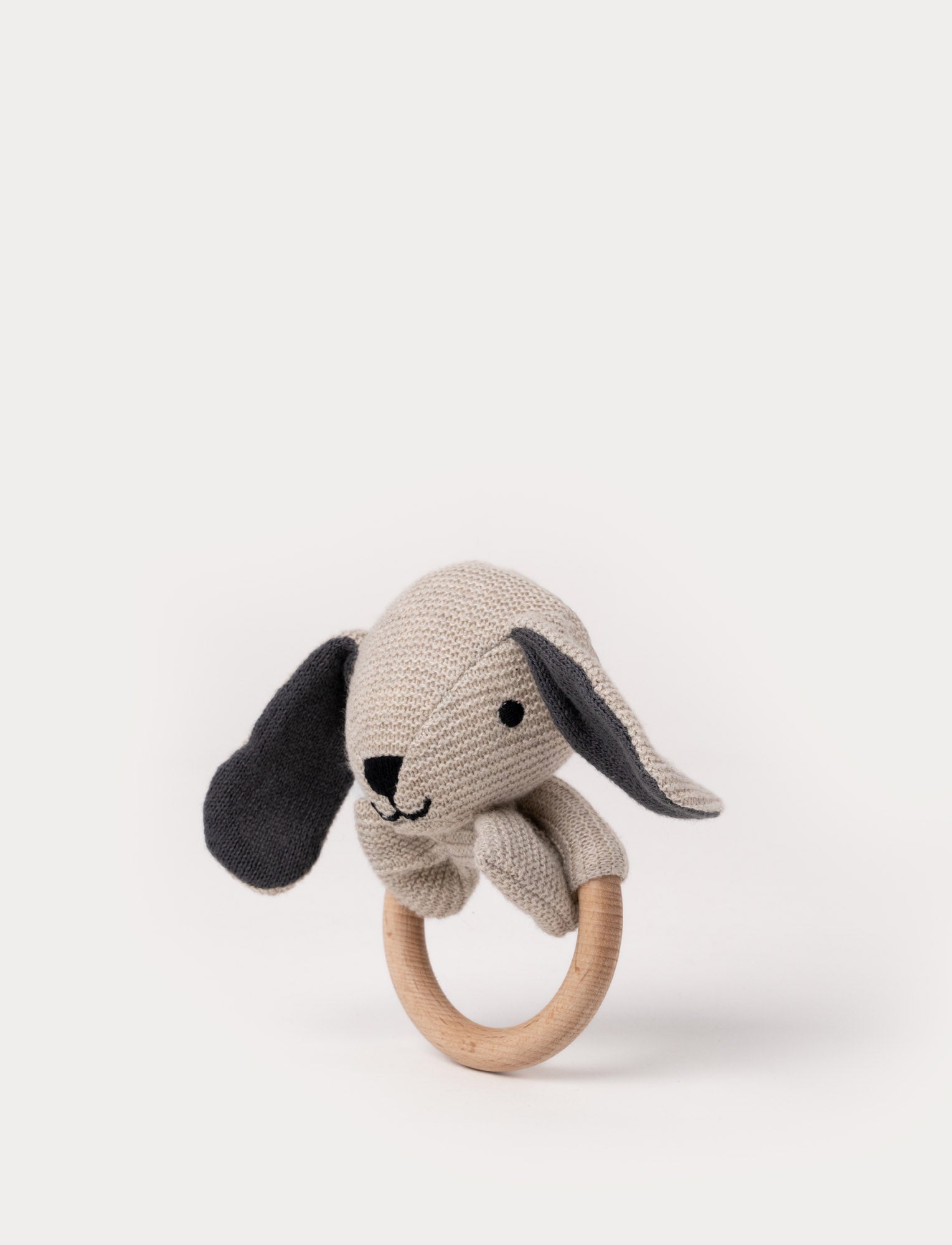  Image of Teddy Baby, Rattle, Dog, Knitted