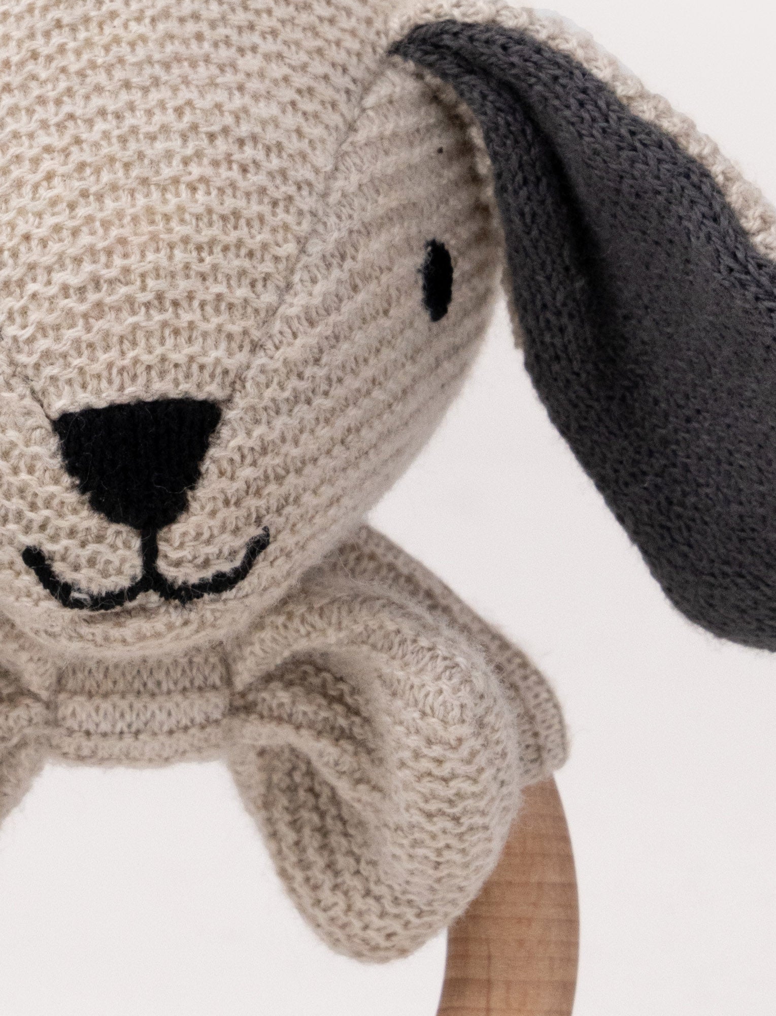  Image of Teddy Baby, Rattle, Dog, Knitted