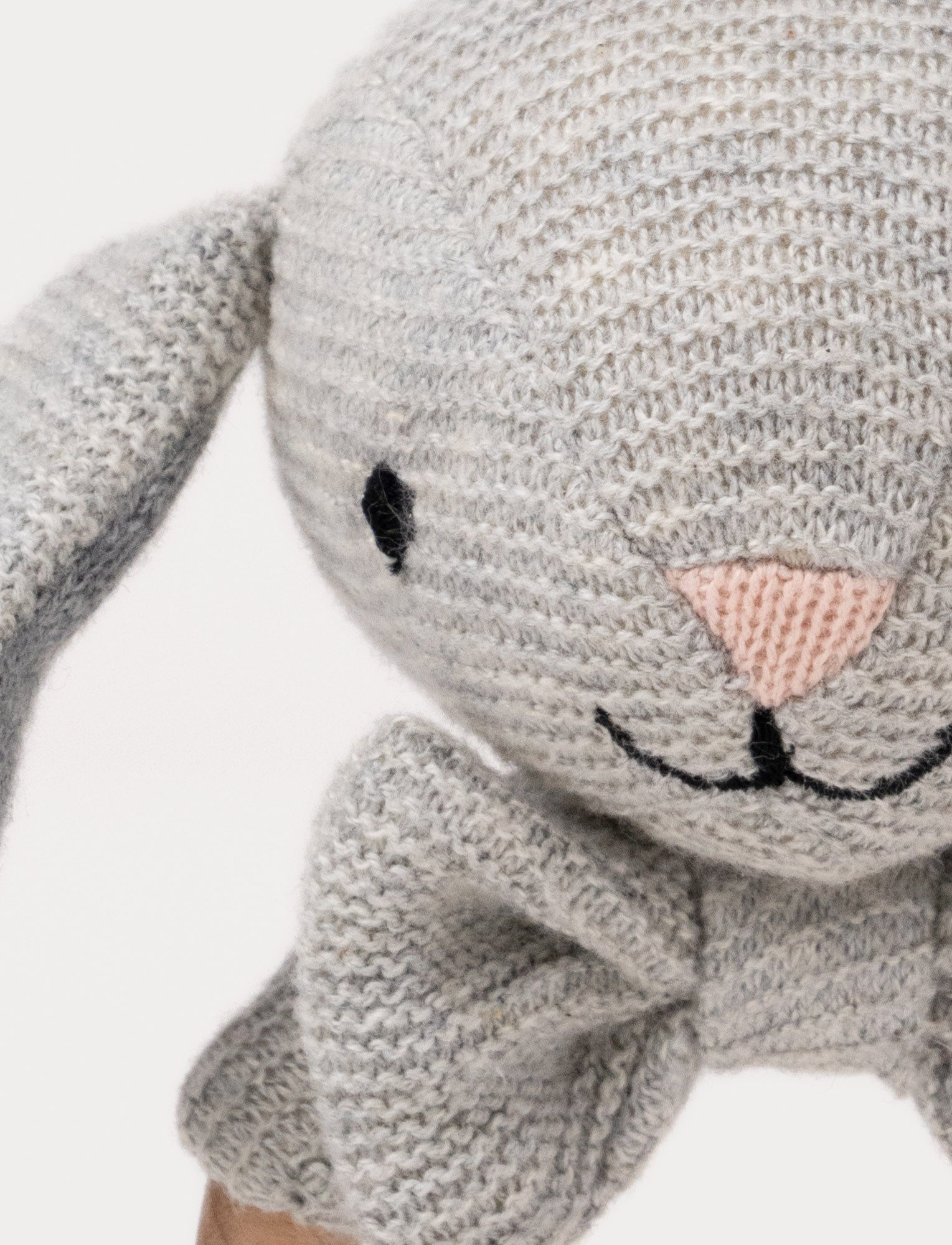  Image of Teddy Baby, Rattle, Bunny, Knitted