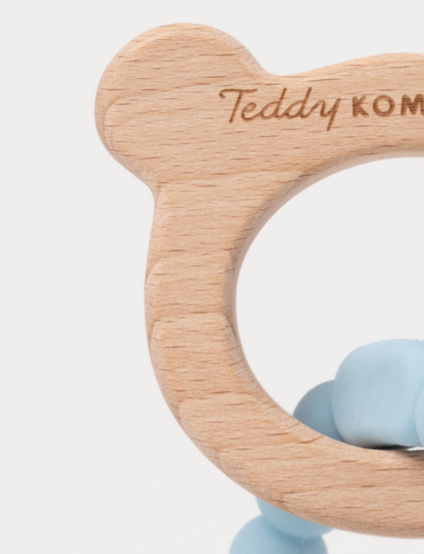 Teething Ring in Silicone & Wood