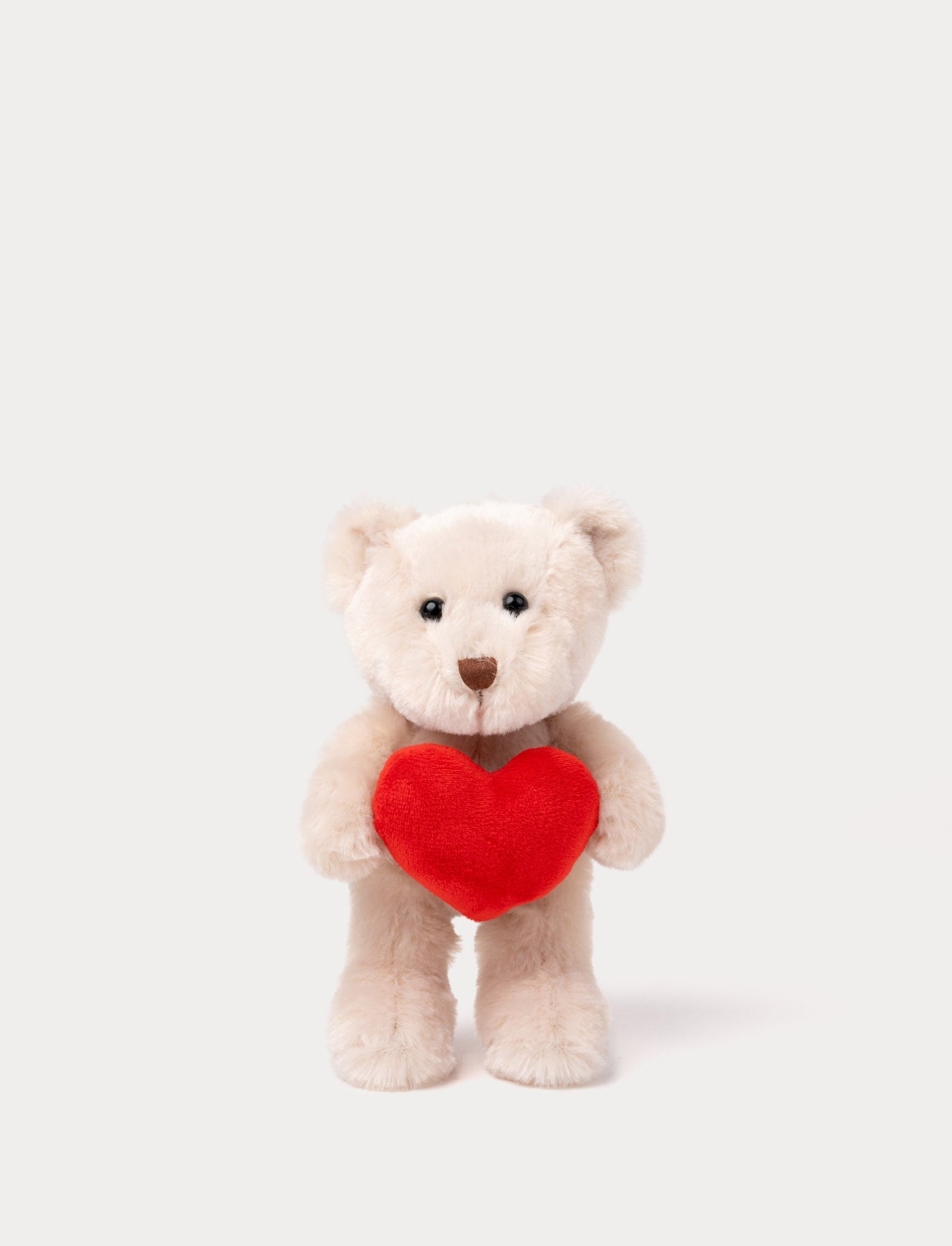  Image of Theo with Heart, Teddy Bear, Beige