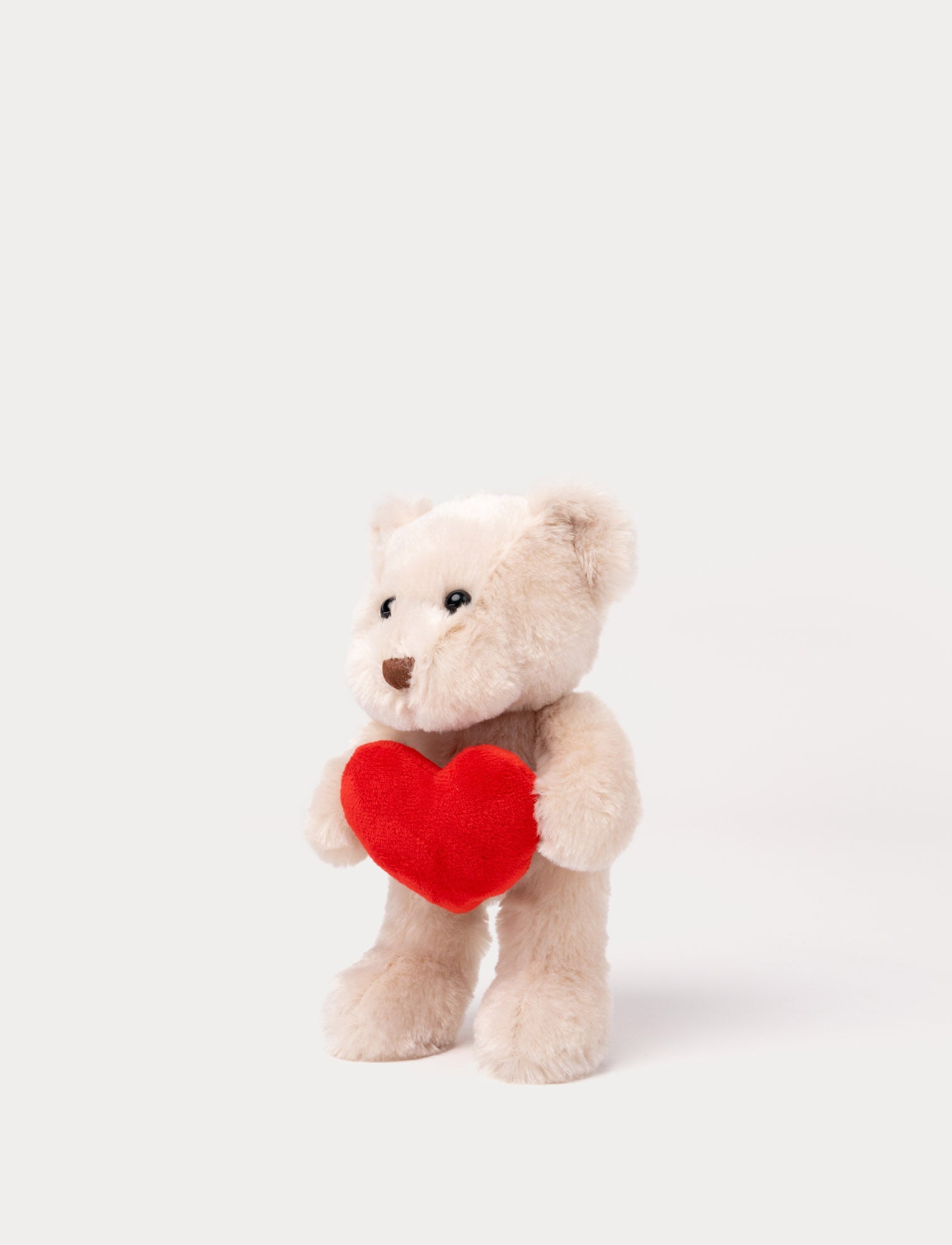  Image of Theo with Heart, Teddy Bear, Beige