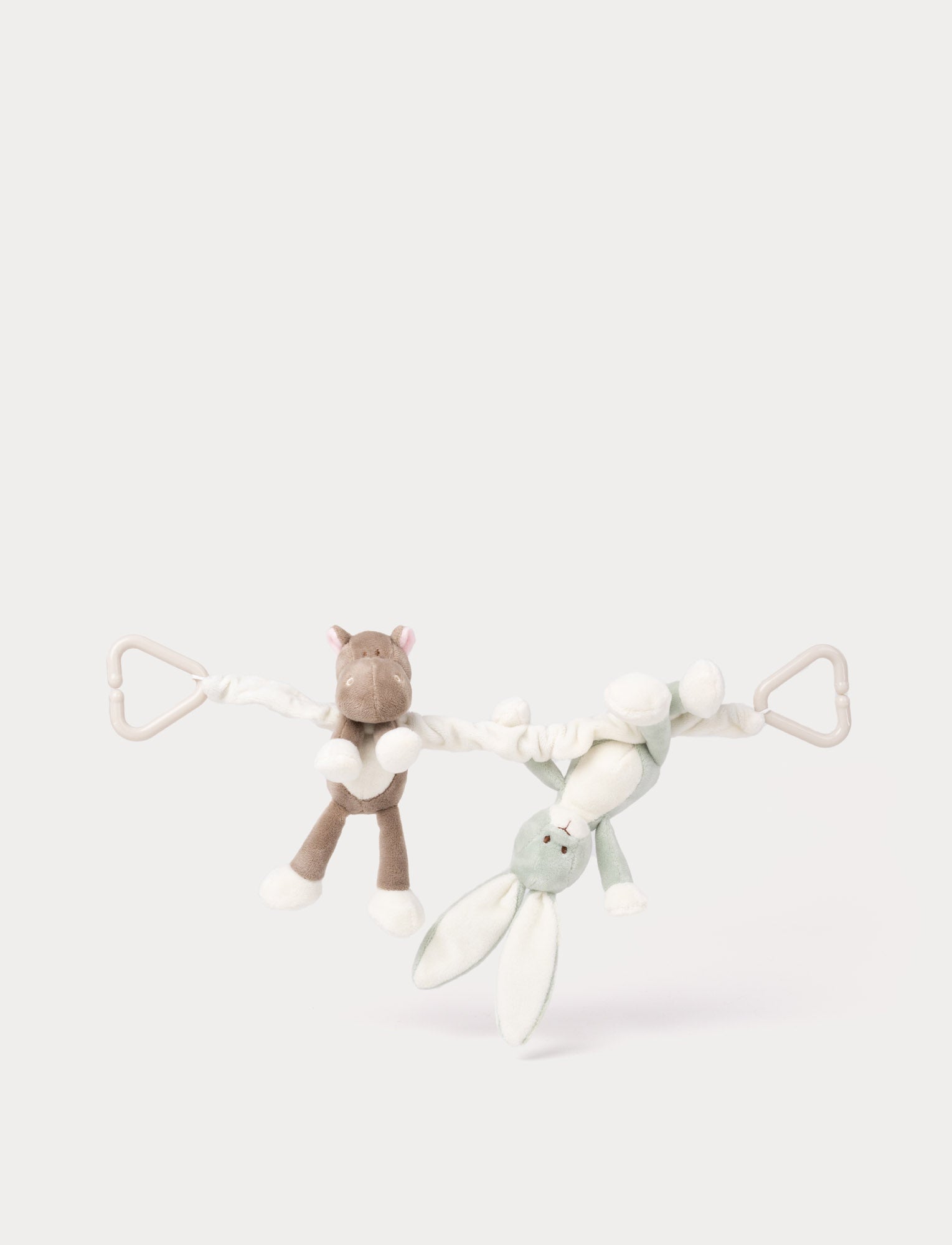  Image of Diinglisar, Stroller Toy, Bunny & Hippo