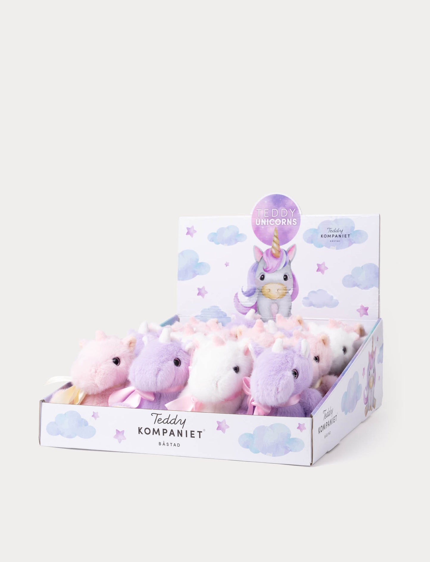 Unicorns, 3 diff. in Displaybox