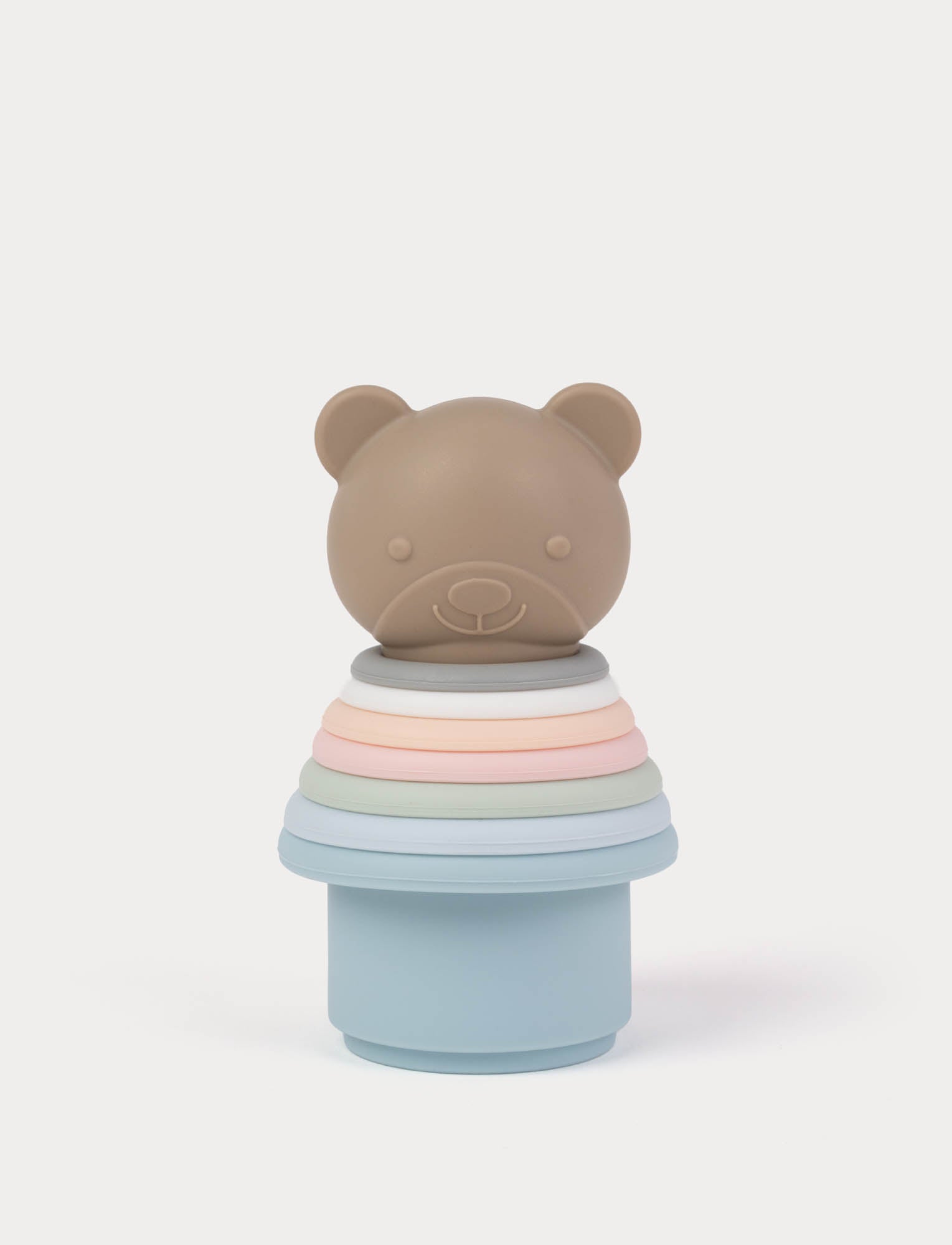  Image of Stacking toy, Teddy, Silicone