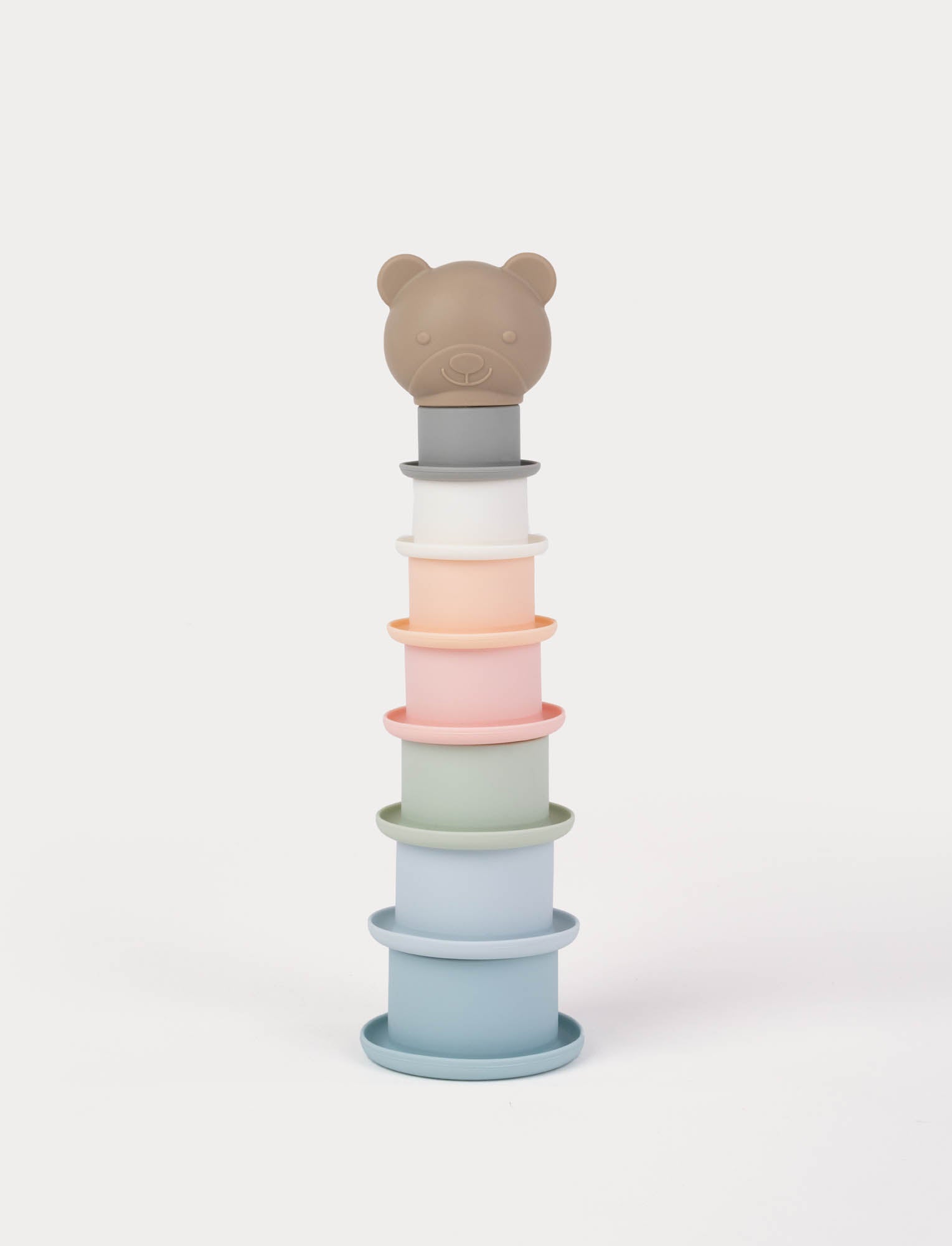  Image of Stacking toy, Teddy, Silicone
