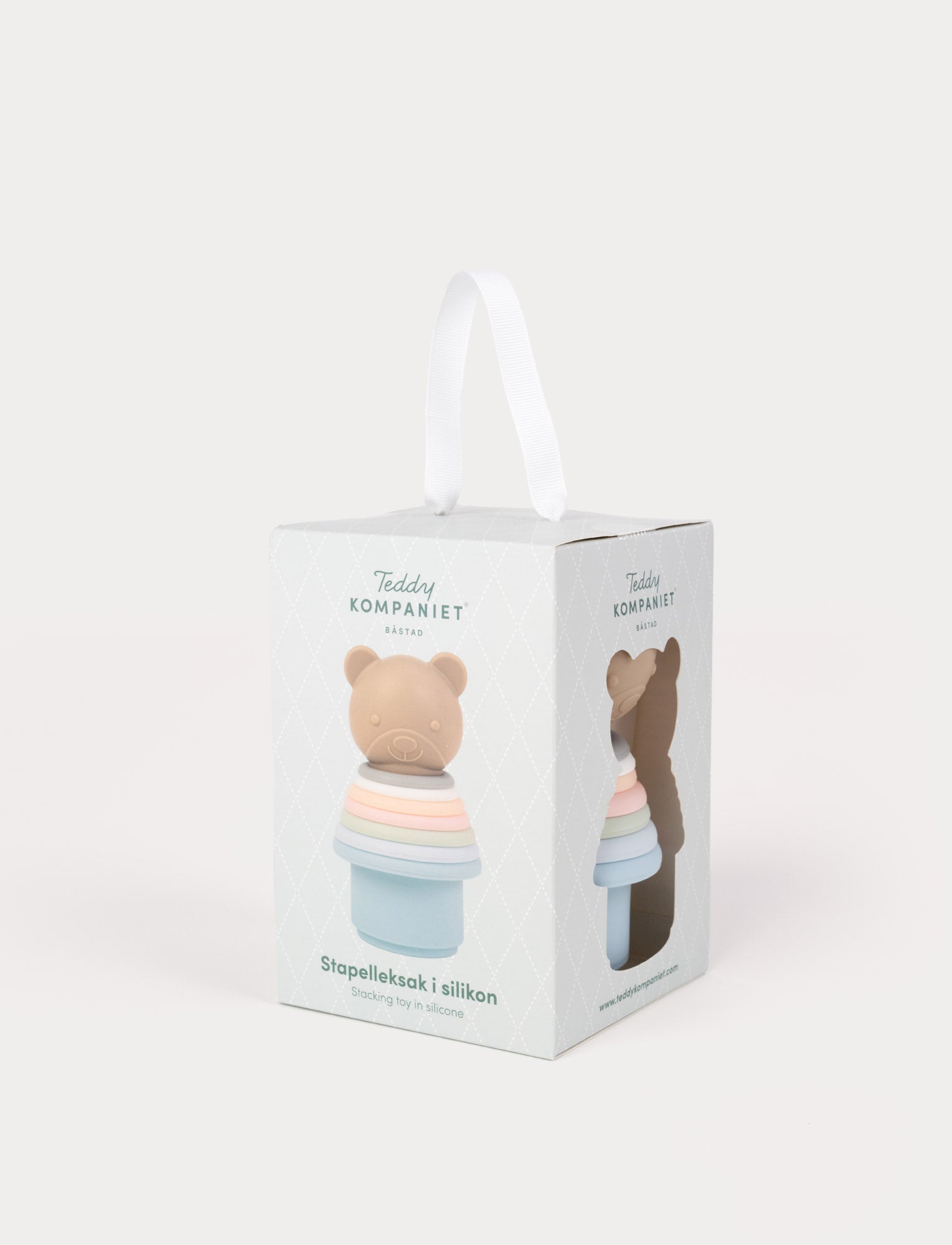  Image of Stacking toy, Teddy, Silicone