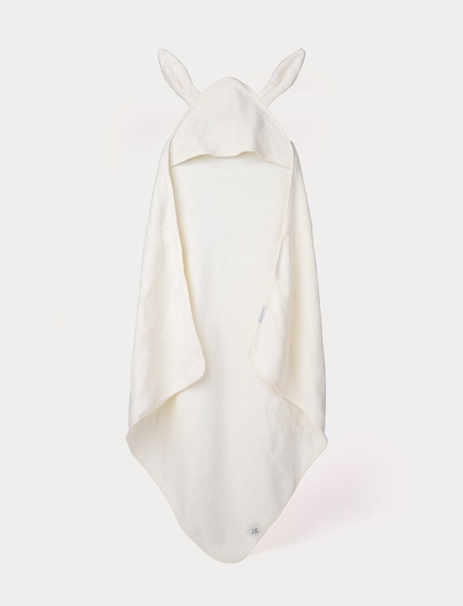  Image of Hooded baby towel, bambu, bunny, creme