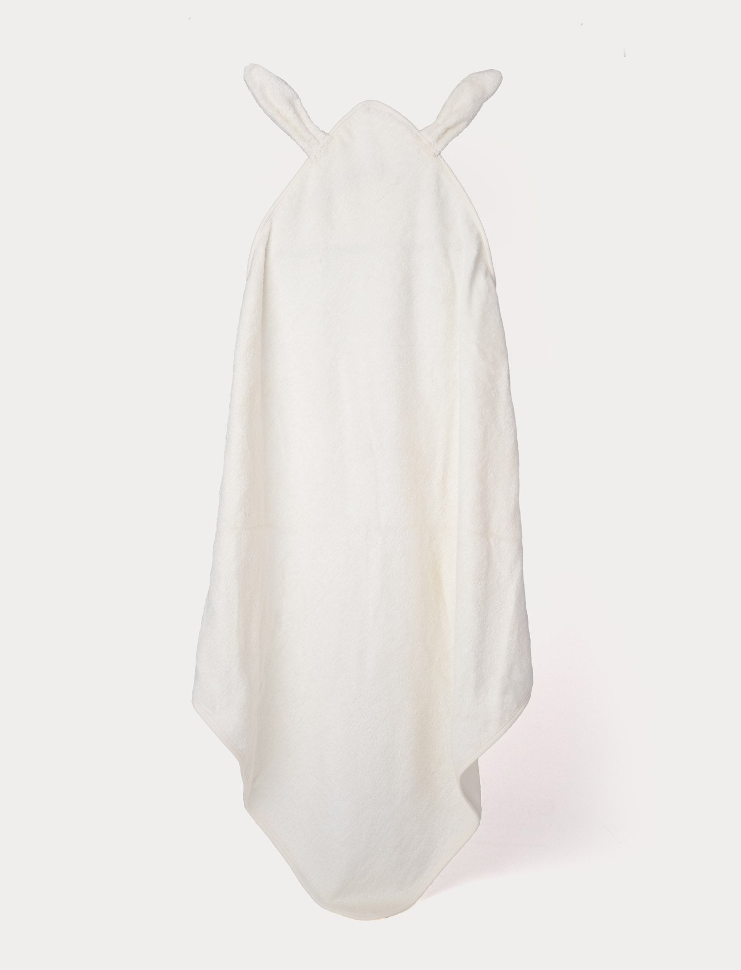  Image of Hooded baby towel, bambu, bunny, creme