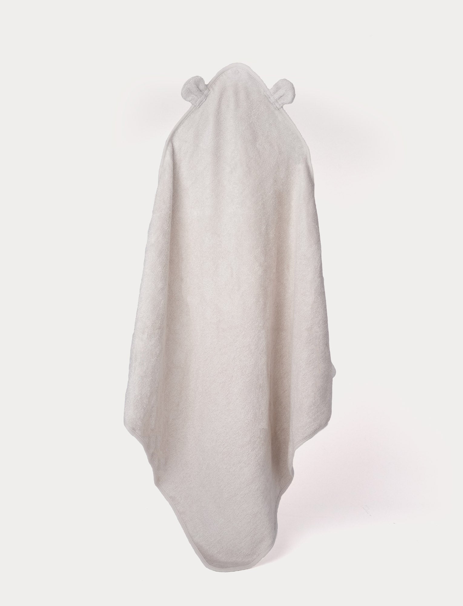  Image of Hooded baby towel bambu, teddy, greige