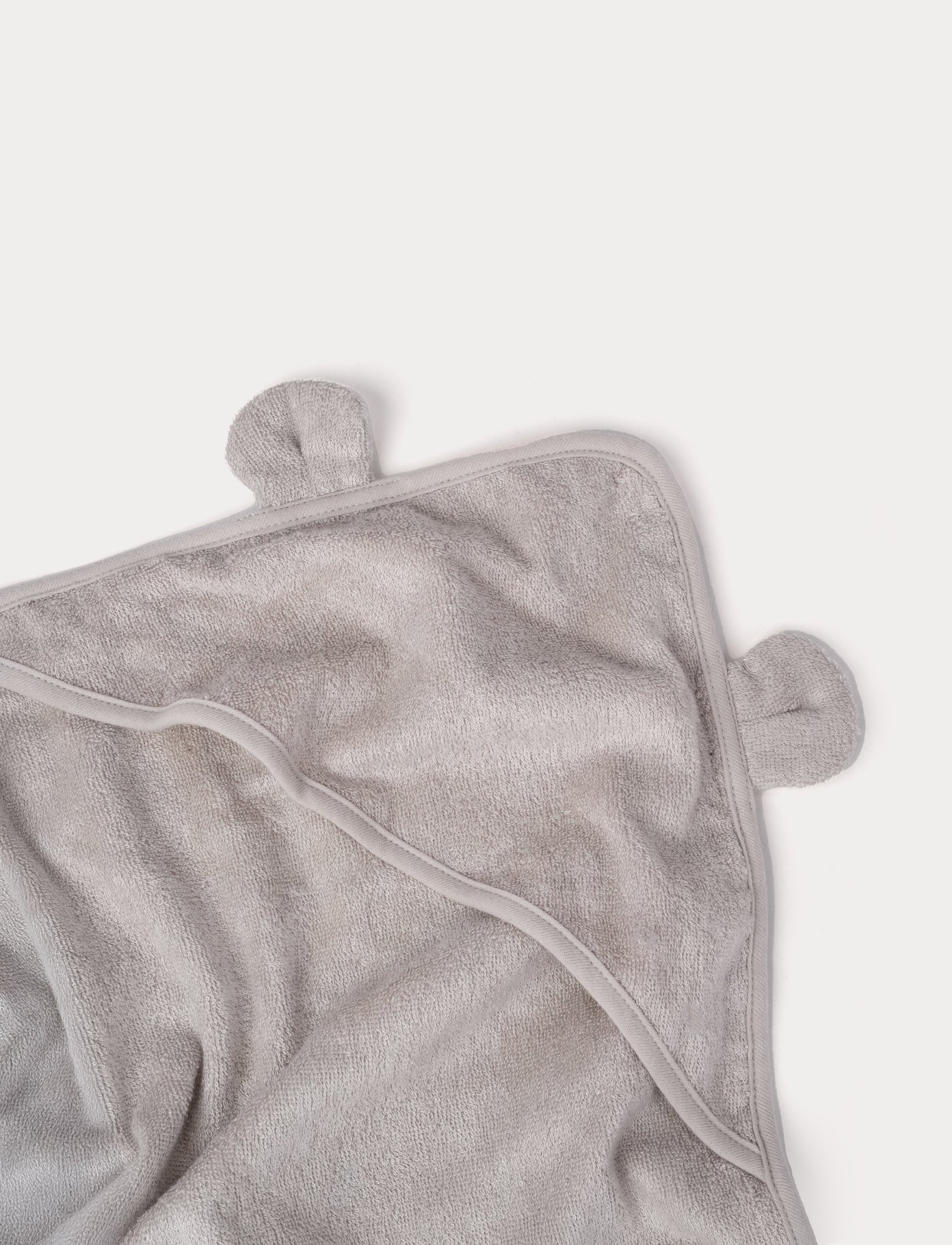  Image of Hooded baby towel bambu, teddy, greige