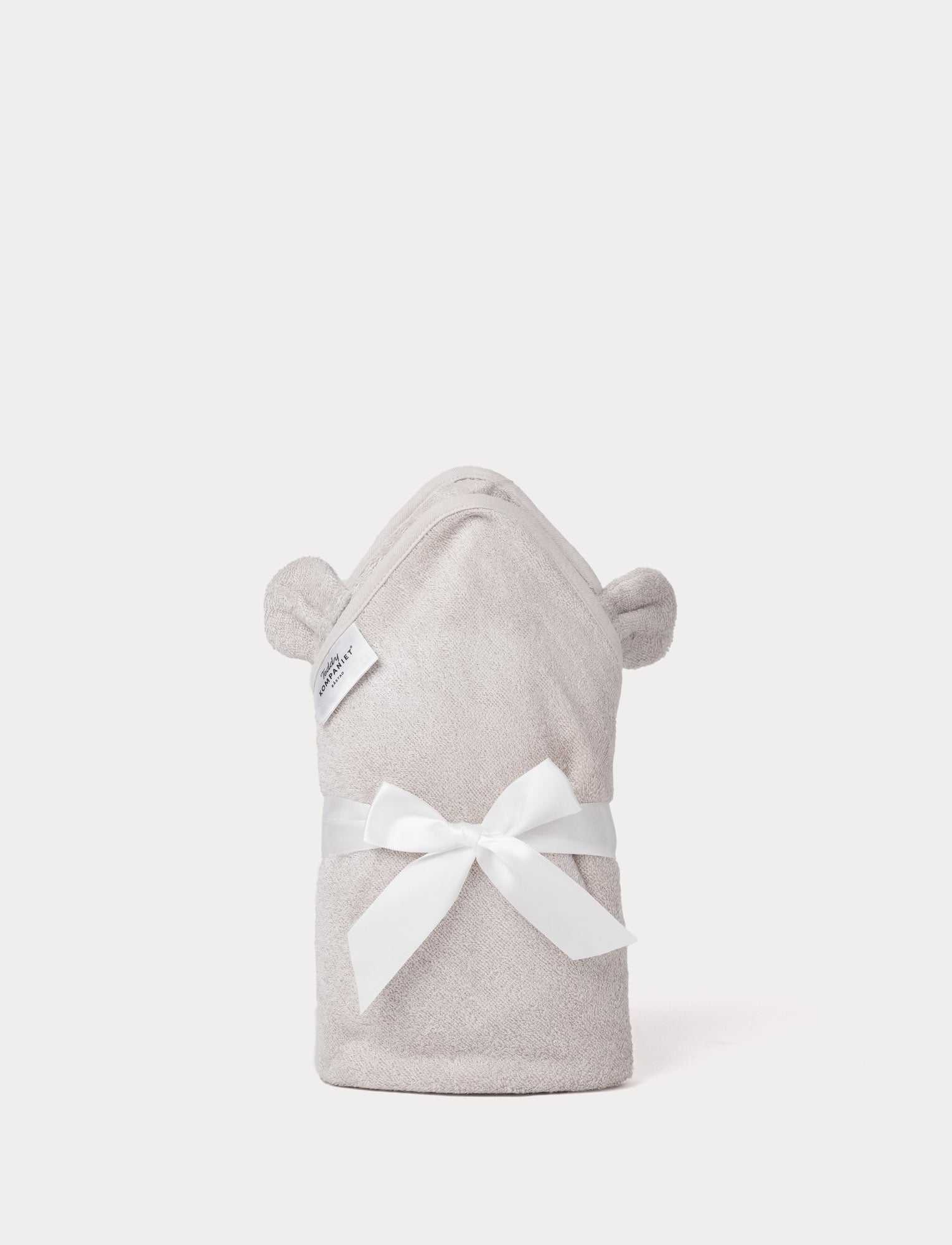  Image of Hooded baby towel bambu, teddy, greige