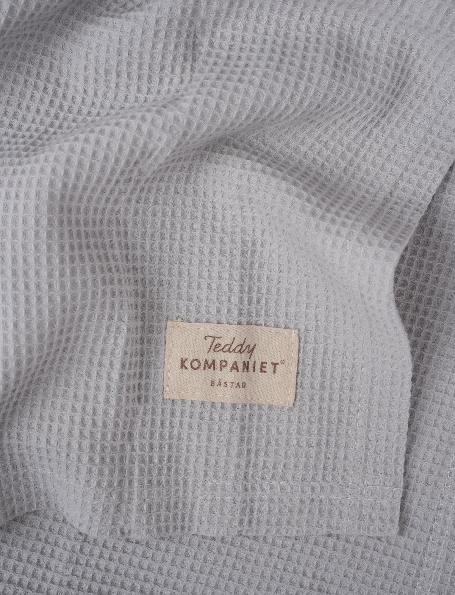  Image of Baby blanket, cotton, greige