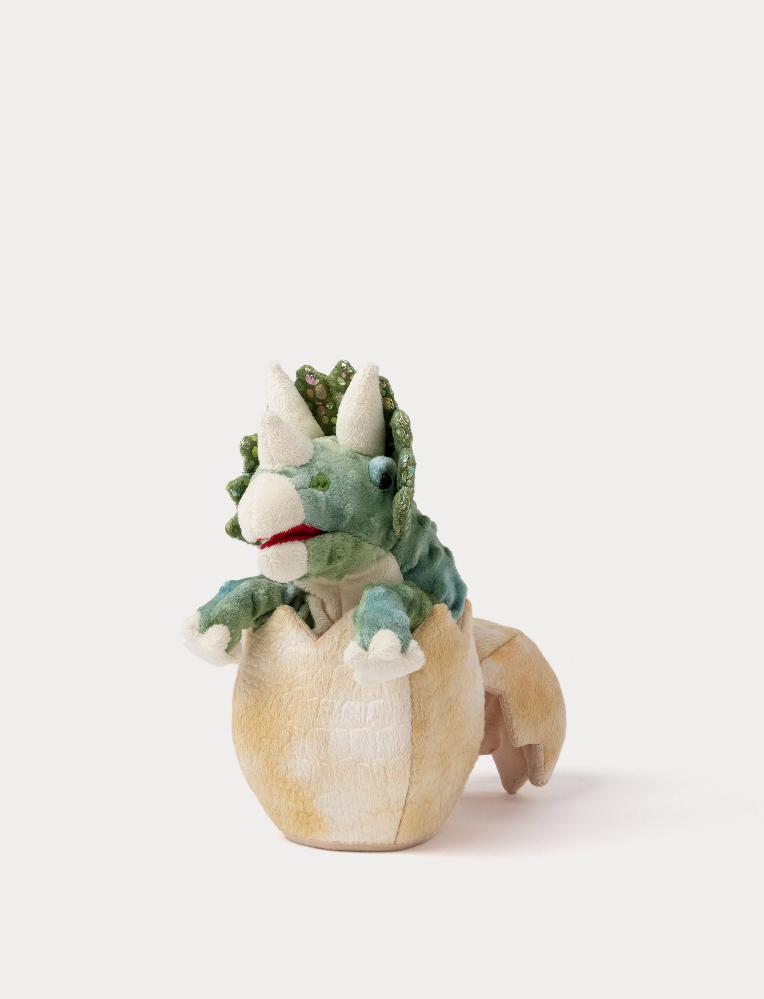  Image of Hand Puppet, Triceratops in an egg