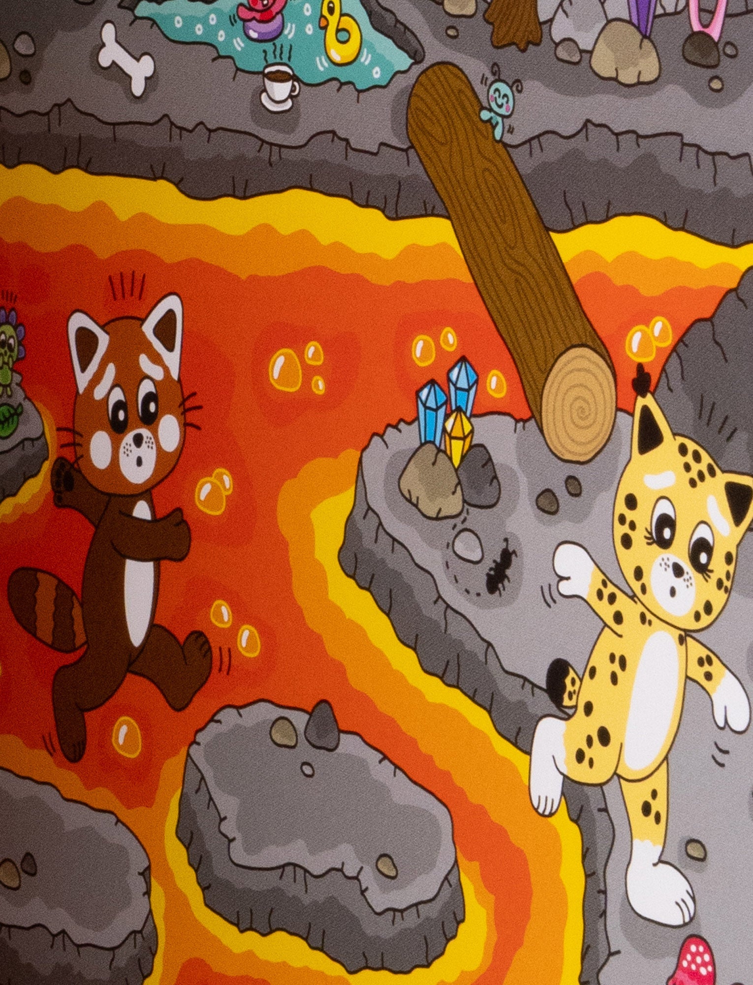  Image of Pukkins and the Mystery of the Lava Dragon, Book