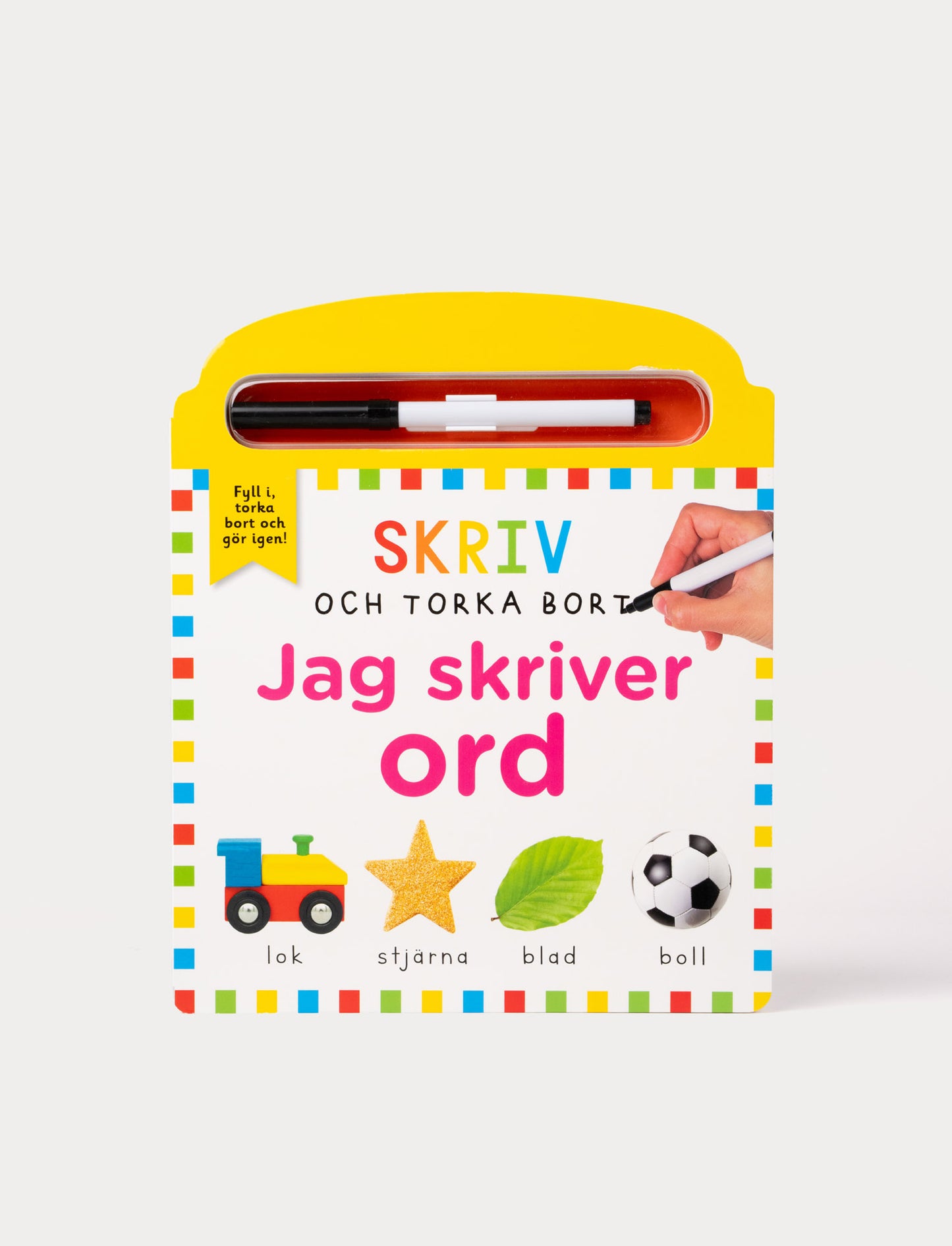 Skriv och torka bort: Jag skriver ord
