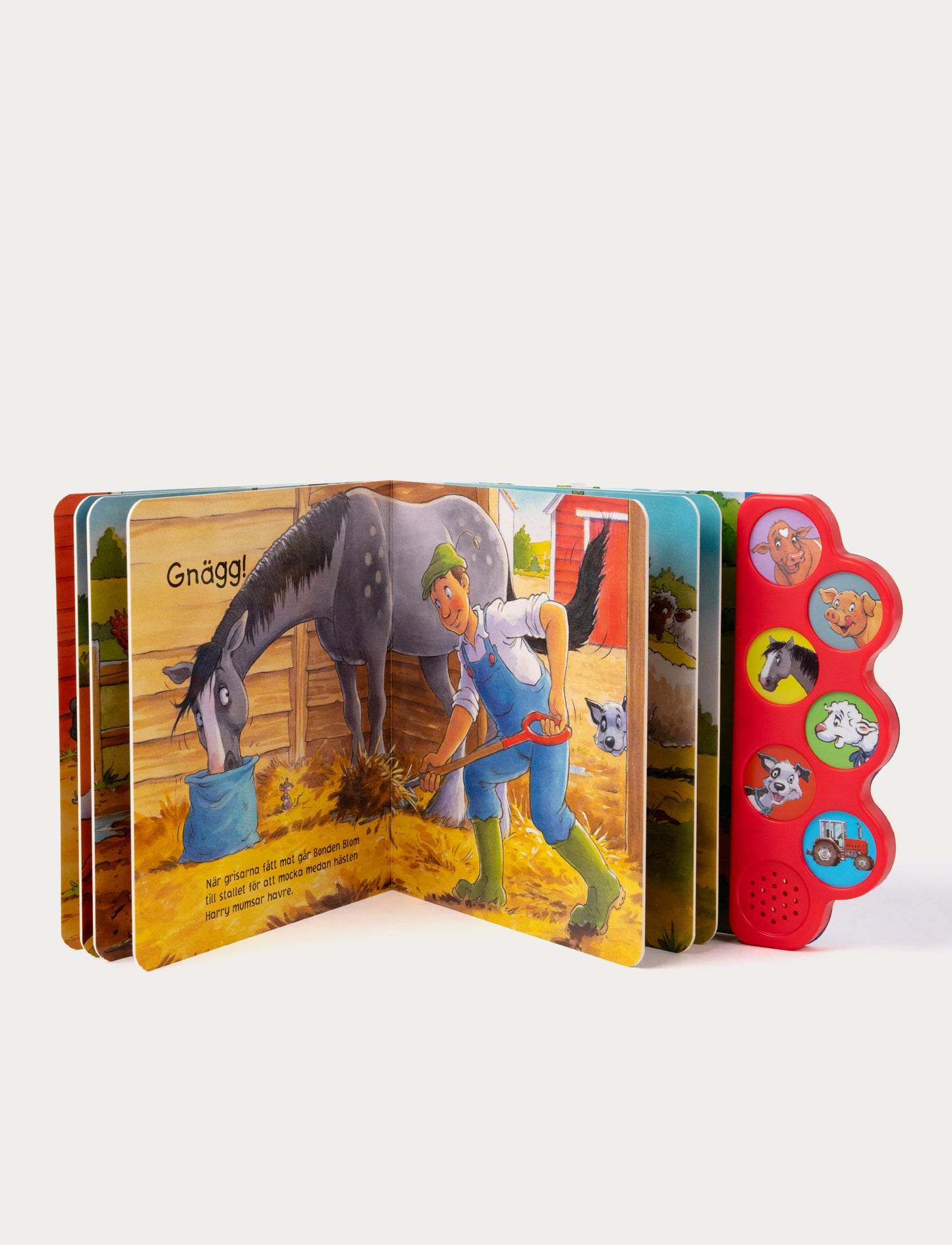 Bonden Blom: Fint besök på bondgården