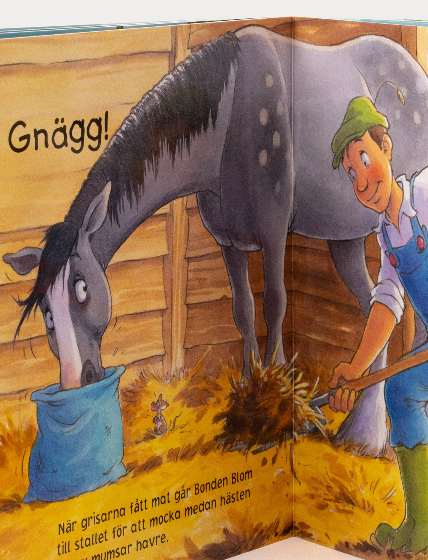 Bonden Blom: Fint besök på bondgården